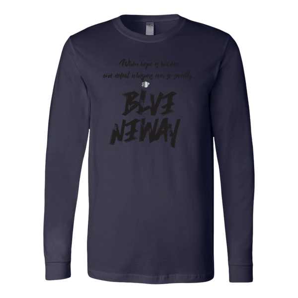 Believe Anyway Be Bold Mens Long Sleeve Shirt - KA Inspires