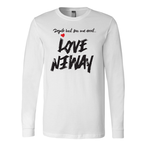 Love Anyway Despite Naysayers Mens Long Sleeve Shirt - KA Inspires