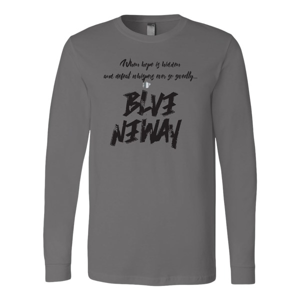 Believe Anyway Be Bold Mens Long Sleeve Shirt - KA Inspires