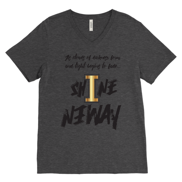 Shine Anyway Everyday Mens V-Neck - KA Inspires