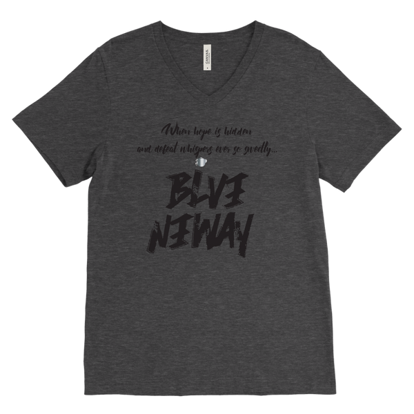 Believe Anyway Be Bold Mens V-Neck - KA Inspires