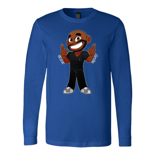 KA Believe Anyway Men Long Sleeve Shirt - KA Inspires