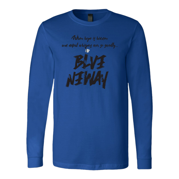 Believe Anyway Be Bold Mens Long Sleeve Shirt - KA Inspires