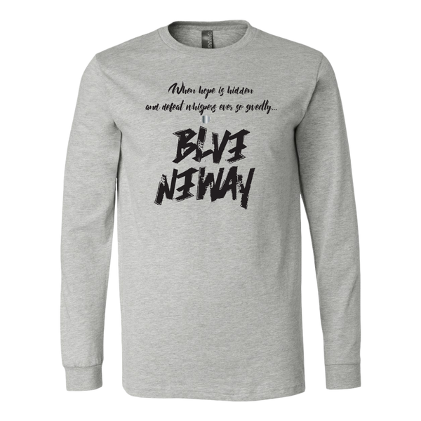 Believe Anyway Be Bold Mens Long Sleeve Shirt - KA Inspires