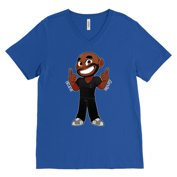 KA Believe Anyway Mens V-Neck - KA Inspires