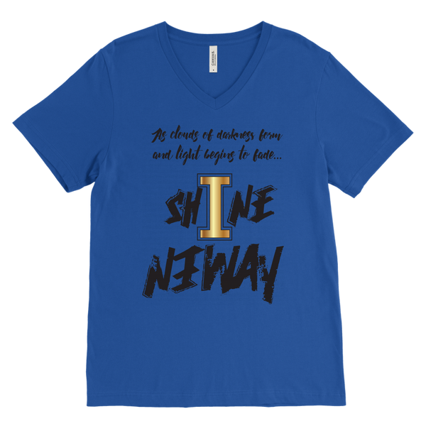 Shine Anyway Everyday Mens V-Neck - KA Inspires