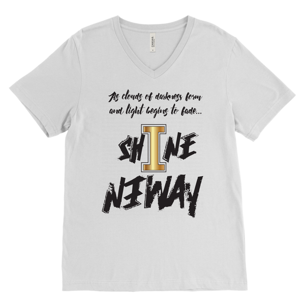 Shine Anyway Everyday Mens V-Neck - KA Inspires