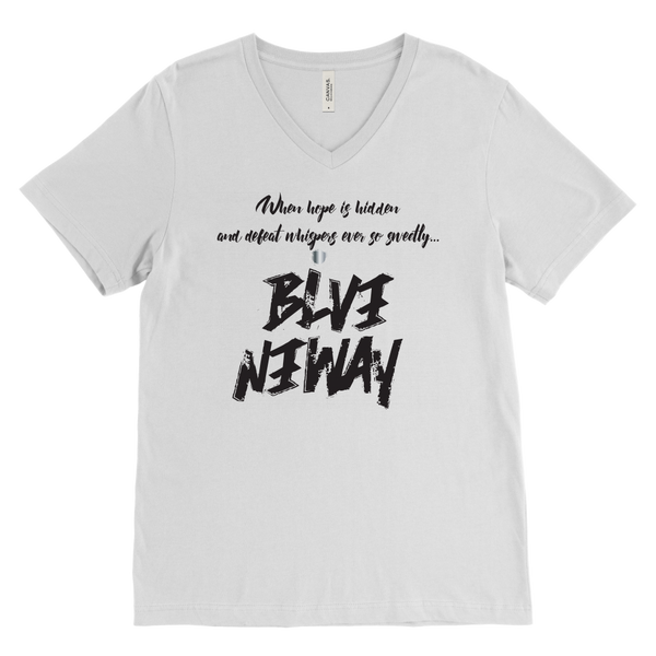 Believe Anyway Be Bold Mens V-Neck - KA Inspires