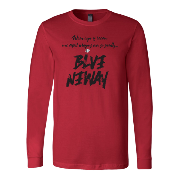 Believe Anyway Be Bold Mens Long Sleeve Shirt - KA Inspires