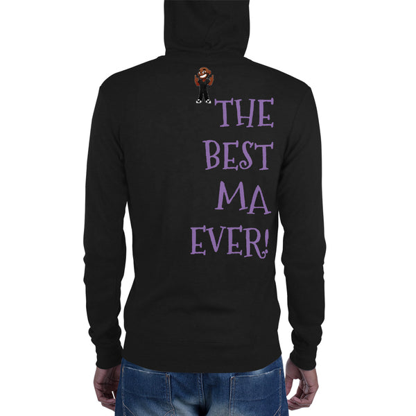 BEST MA EVER ! KA Unisex Zip Hoodie - KA Inspires