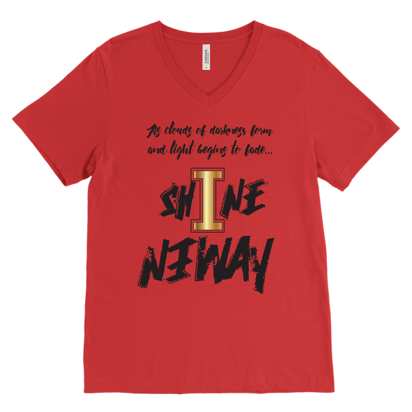 Shine Anyway Everyday Mens V-Neck - KA Inspires