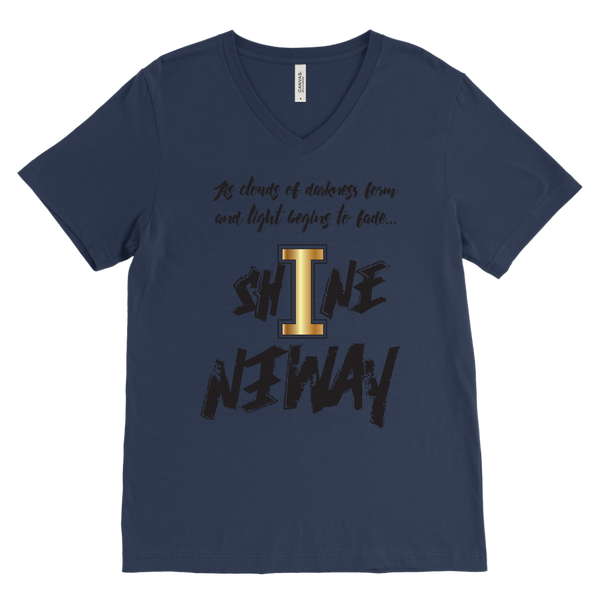 Shine Anyway Everyday Mens V-Neck - KA Inspires