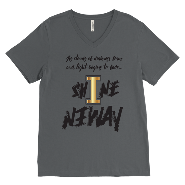 Shine Anyway Everyday Mens V-Neck - KA Inspires