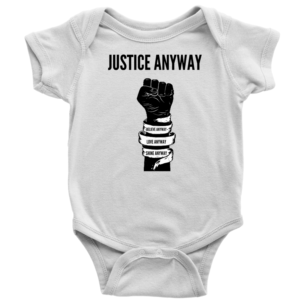 Justice Anyway Baby Bodysuit