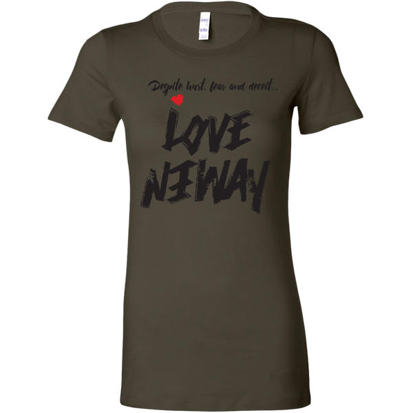 Love Anyway Despite Naysayers Womens Sliming Shirt - KA Inspires