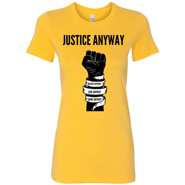 Justice Anyway Womens Sliming Shirt