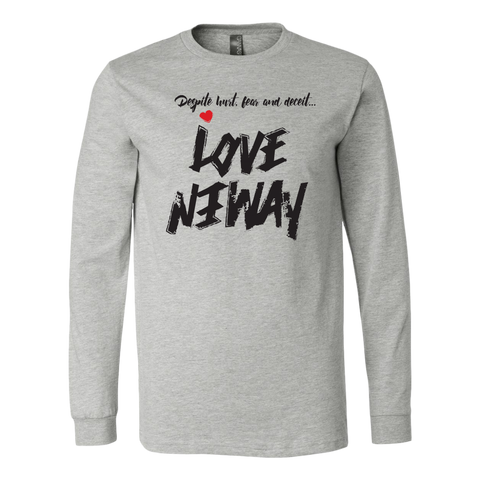 Love Anyway Despite Naysayers Mens Long Sleeve Shirt - KA Inspires