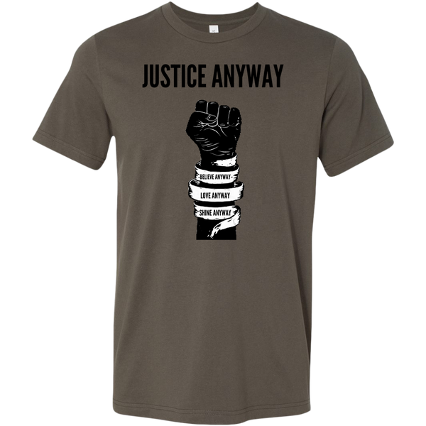 Justice Anyway Mens T-Shirt