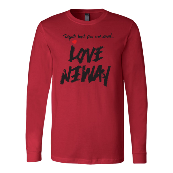 Love Anyway Despite Naysayers Mens Long Sleeve Shirt - KA Inspires