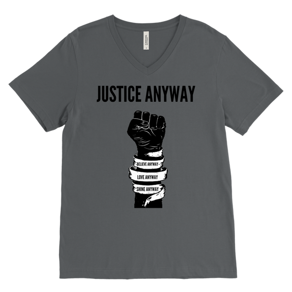 Justice Anyway Mens V-Neck