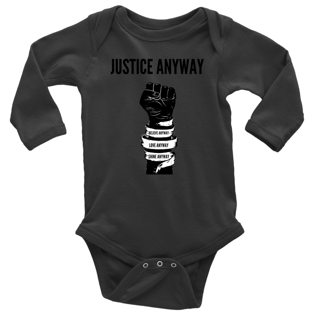Justice Anyway Long Sleeve Baby Bodysuit