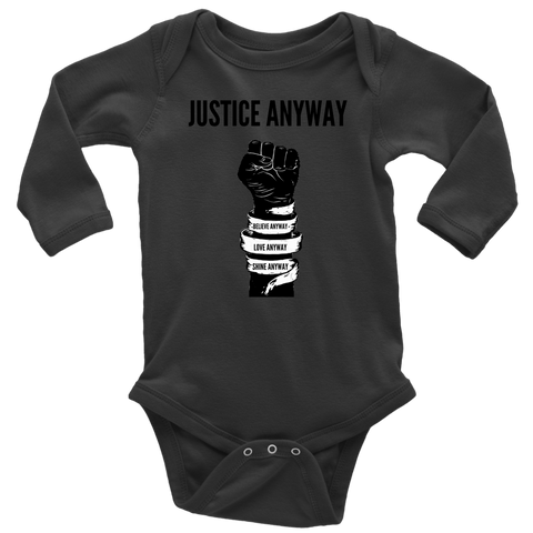 Justice Anyway Long Sleeve Baby Bodysuit