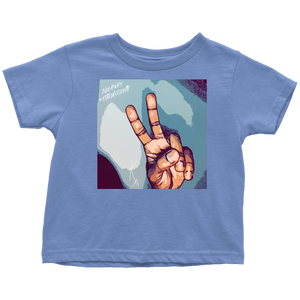 Peace Negativity I Said Good Day Toddler T-Shirt
